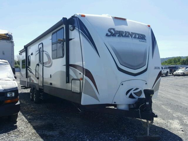 4YDT29921F1530610 - 2015 KEYSTONE SPRINTER WHITE photo 1