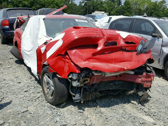 1G2NE12T2YM863590 - 2000 PONTIAC GRAND AM S RED photo 1