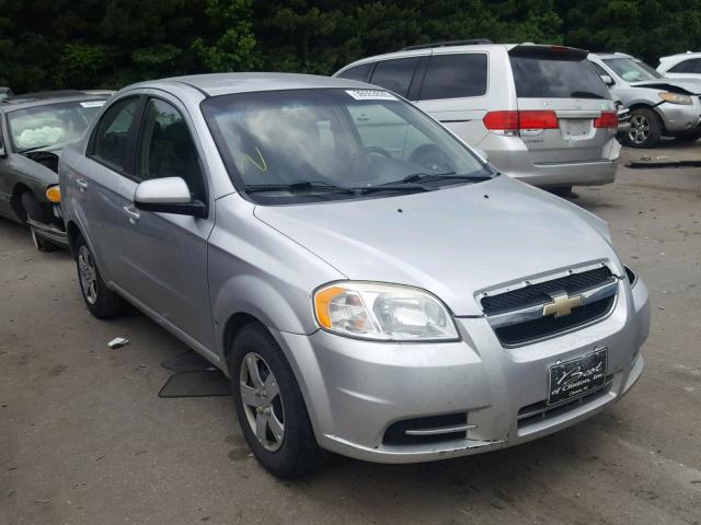 KL1TD5DE8BB229321 - 2011 CHEVROLET AVEO LS SILVER photo 1