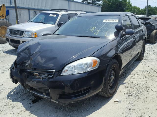 2G1WD5EM8B1275090 - 2011 CHEVROLET IMPALA POL BLACK photo 2