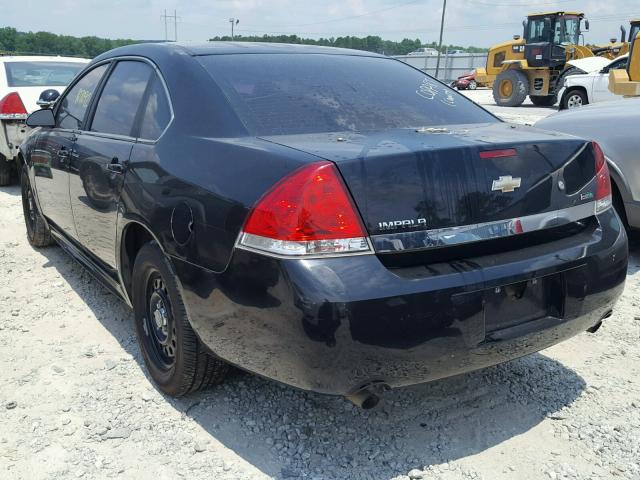 2G1WD5EM8B1275090 - 2011 CHEVROLET IMPALA POL BLACK photo 3