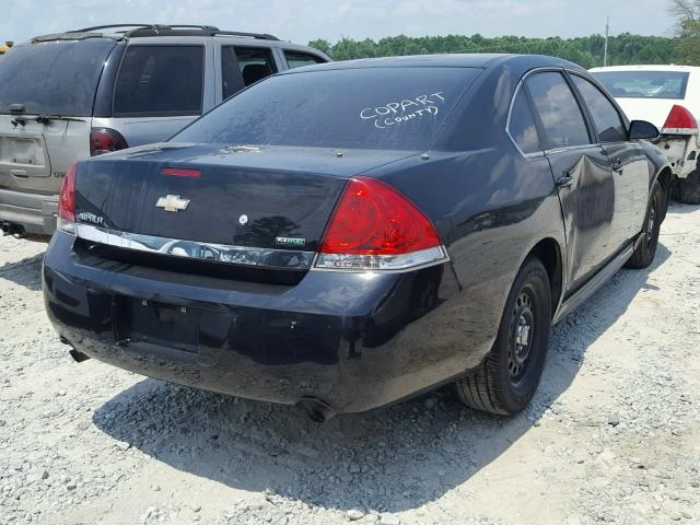 2G1WD5EM8B1275090 - 2011 CHEVROLET IMPALA POL BLACK photo 4