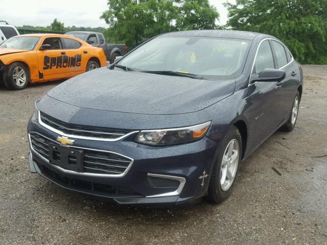 1G1ZB5ST2HF119322 - 2017 CHEVROLET MALIBU LS BLUE photo 2