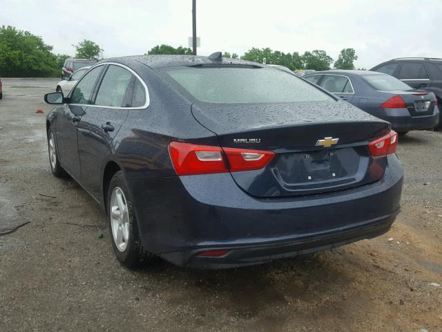1G1ZB5ST2HF119322 - 2017 CHEVROLET MALIBU LS BLUE photo 3