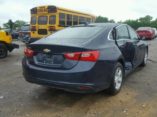 1G1ZB5ST2HF119322 - 2017 CHEVROLET MALIBU LS BLUE photo 4