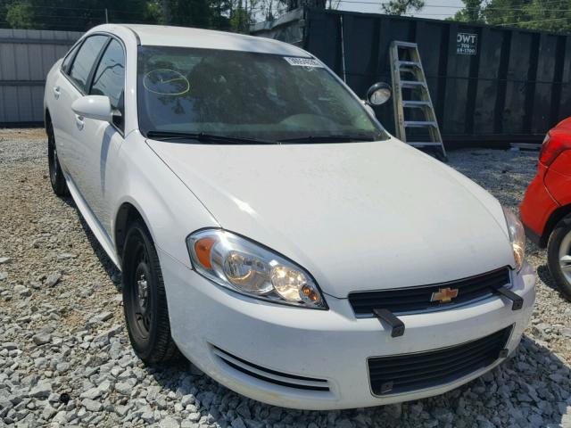 2G1WD5EM0A1203086 - 2010 CHEVROLET IMPALA POL WHITE photo 1