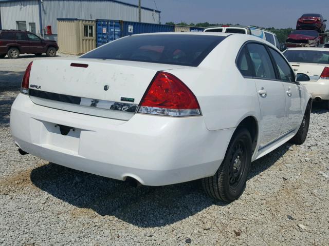 2G1WD5EM0A1203086 - 2010 CHEVROLET IMPALA POL WHITE photo 4