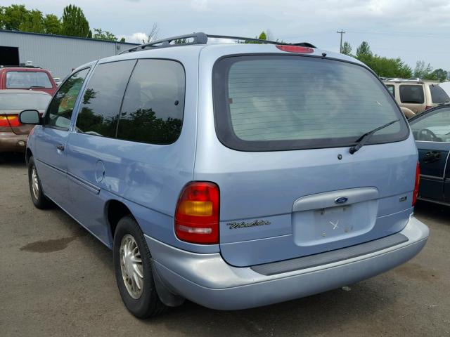 2FMDA5147WBB73840 - 1998 FORD WINDSTAR W BLUE photo 3