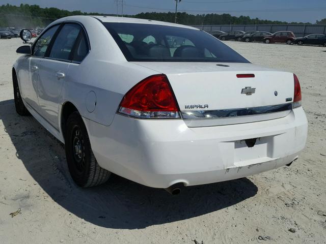 2G1WD5EM4B1262627 - 2011 CHEVROLET IMPALA POL WHITE photo 3