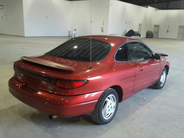3FAFP11391R209121 - 2001 FORD ESCORT ZX2 RED photo 4