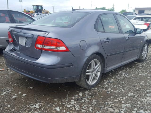 YS3FD46Y171139764 - 2007 SAAB 9-3 2.0T GRAY photo 4