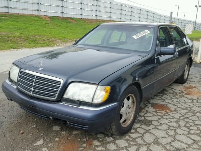 WDBGA43G0XA418251 - 1999 MERCEDES-BENZ S 420 BLACK photo 2