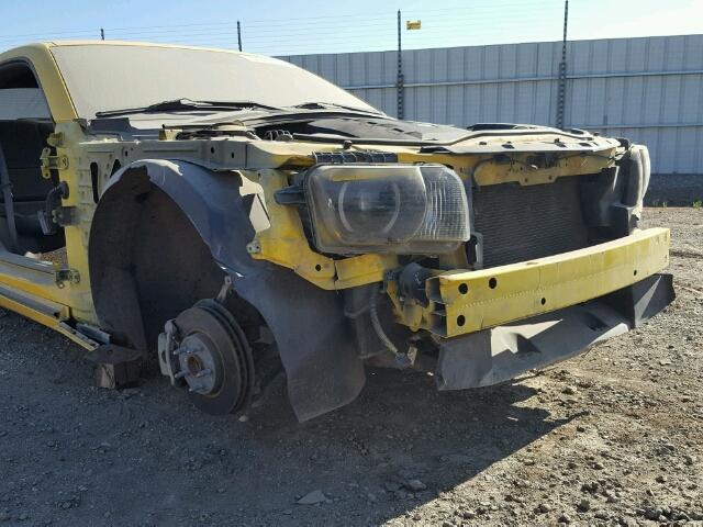 2G1FG1ED0B9109664 - 2011 CHEVROLET CAMARO LT YELLOW photo 9