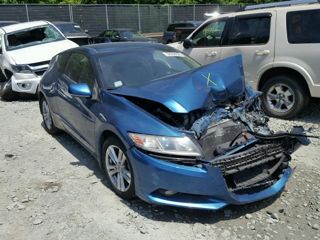 JHMZF1D63BS015561 - 2011 HONDA CR-Z EX BLUE photo 1