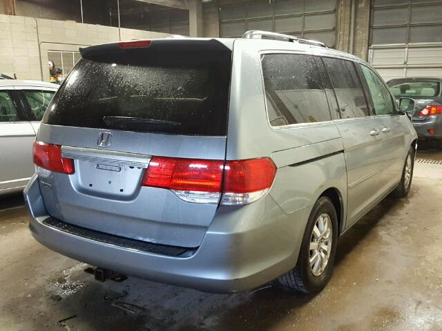 5FNRL38739B054571 - 2009 HONDA ODYSSEY SILVER photo 4