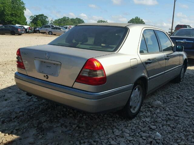 WDBHA28E0VA499846 - 1997 MERCEDES-BENZ C 280 BEIGE photo 4