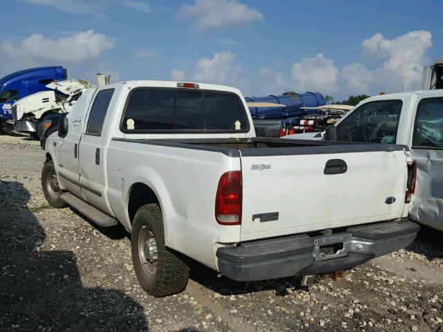 1FTSW30F0YEC64203 - 2000 FORD F350 SUPER WHITE photo 3