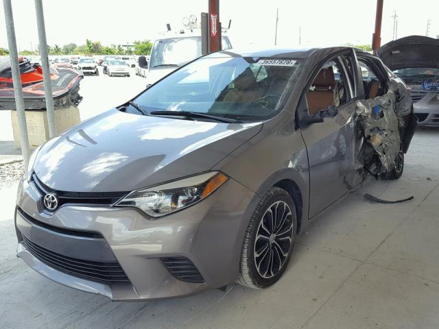 2T1BPRHE0FC473078 - 2015 TOYOTA COROLLA EC 银色 照片 2