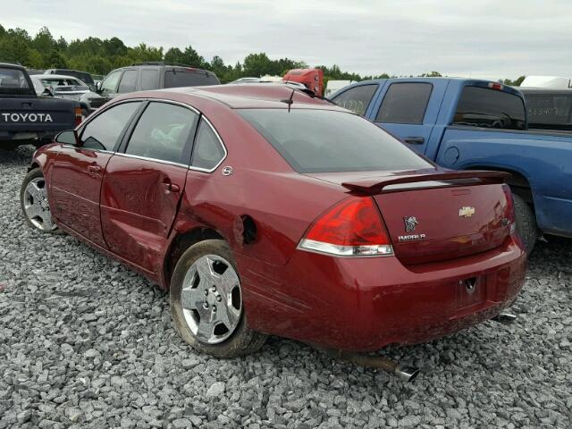 2G1WD58C889286376 - 2008 CHEVROLET IMPALA SUP 栗色 照片 3
