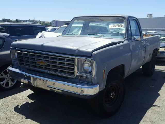 CKL246Z115471 - 1976 CHEVROLET K20 GRAY photo 2