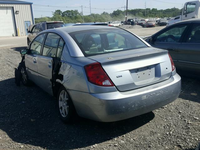 1G8AJ52F53Z140183 - 2003 SATURN ION LEVEL GRAY photo 3