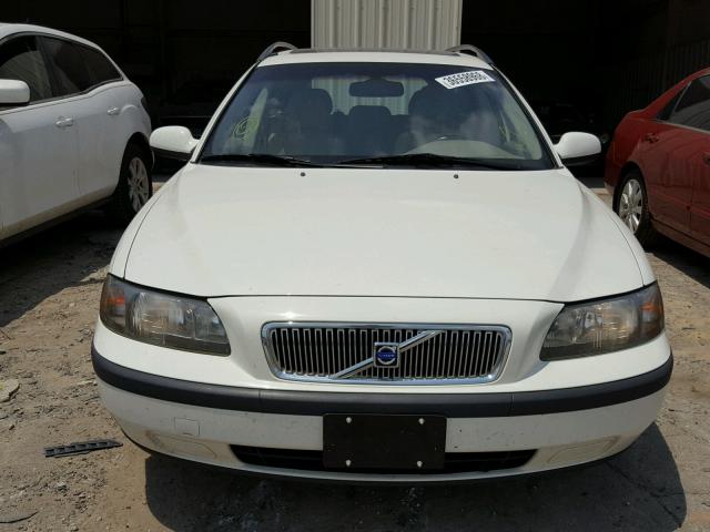 YV1SW58D611006855 - 2001 VOLVO V70 2.4T WHITE photo 9