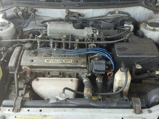 2T1AE00E2PC001314 - 1993 TOYOTA COROLLA LE SILVER photo 7