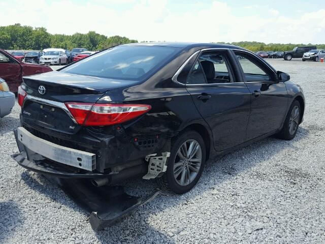 4T1BF1FK9FU014921 - 2015 TOYOTA CAMRY LE BLACK photo 4