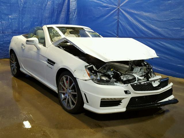 WDDPK7FA8EF093412 - 2014 MERCEDES-BENZ SLK 55 AMG WHITE photo 1