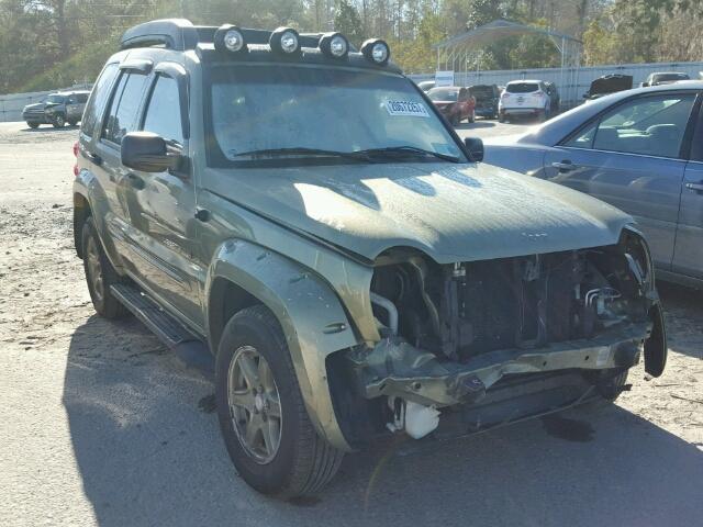 1J4GL38K43W522462 - 2003 JEEP LIBERTY RE GREEN photo 1
