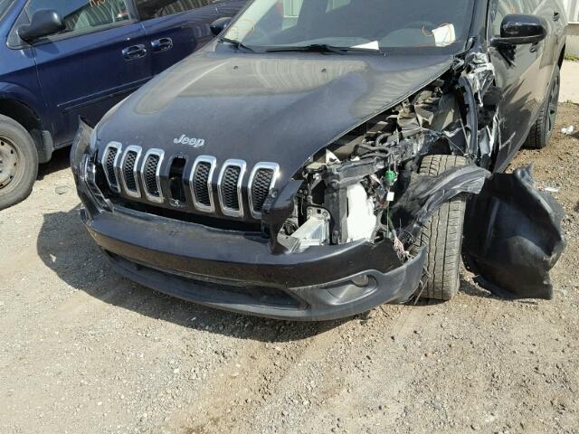 1C4PJLCB2FW616296 - 2015 JEEP CHEROKEE L BLACK photo 9