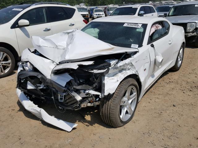 1G1FB1RS2J0113683 - 2018 CHEVROLET CAMARO LT WHITE photo 2