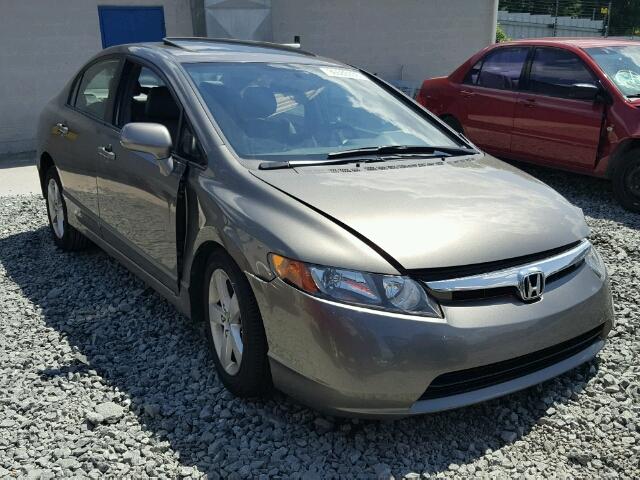 2HGFA16948H321356 - 2008 HONDA CIVIC EXL GRAY photo 1