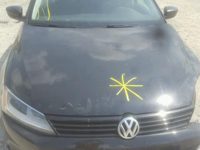 3VW2K7AJ4EM445801 - 2014 VOLKSWAGEN JETTA BASE Սև լուսանկար 7