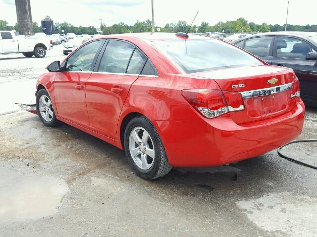 1G1PC5SB5F7294599 - 2015 CHEVROLET CRUZE LT RED photo 3