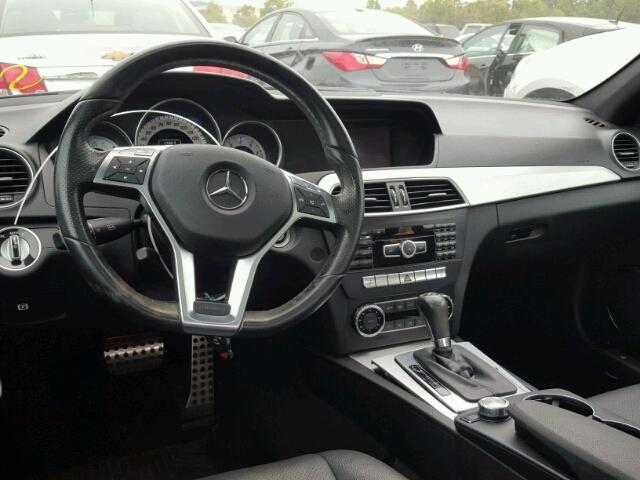 WDDGF4HB4CA654837 - 2012 MERCEDES-BENZ C 250 BLACK photo 9