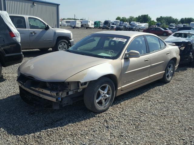 1G2WP52KX3F131234 - 2003 PONTIAC GRAND PRIX GOLD photo 2