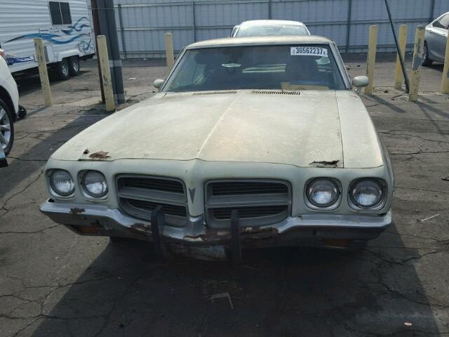 00002D37N2Z111533 - 1972 PONTIAC LE MANS YELLOW photo 10