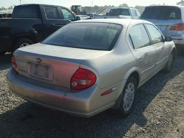 JN1CA31D61T616088 - 2001 NISSAN MAXIMA GXE BEIGE photo 4