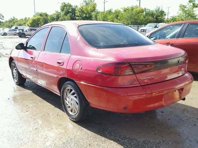 3FAFP13P82R118679 - 2002 FORD ESCORT RED photo 3