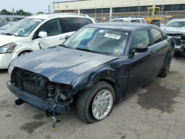 2C3LA43R37H678344 - 2007 CHRYSLER 300 BLUE photo 2