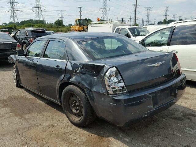 2C3LA43R37H678344 - 2007 CHRYSLER 300 BLUE photo 3