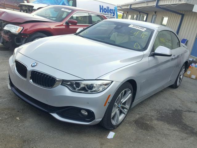 WBA3V7C56G5A26856 - 2016 BMW 428 I SILVER photo 2