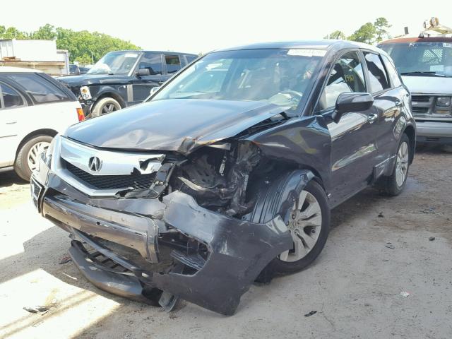 5J8TB2H2XBA001776 - 2011 ACURA RDX GRAY photo 2