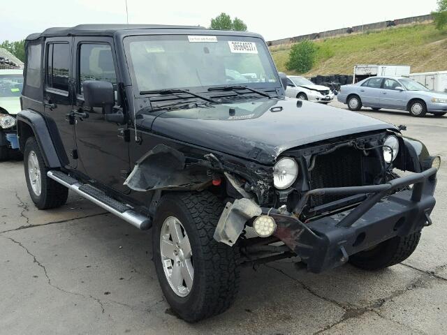 1J4GA59188L652003 - 2008 JEEP WRANGLER U BLACK photo 1