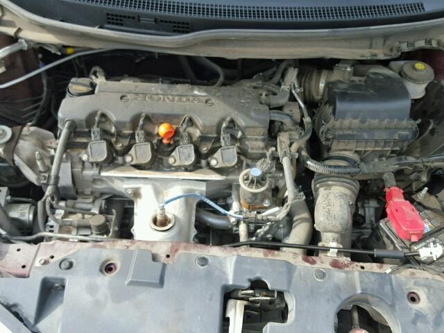 19XFB2F51FE050795 - 2015 HONDA CIVIC LX MAROON photo 7