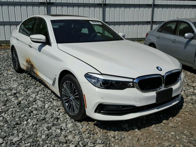 WBAJB1C50JG624298 - 2018 BMW 530XE WHITE photo 1