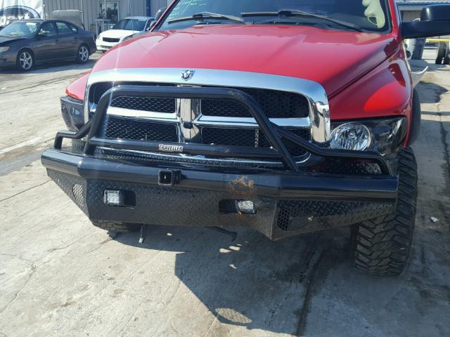 3D7KU28C74G141274 - 2004 DODGE RAM 2500 S RED photo 9