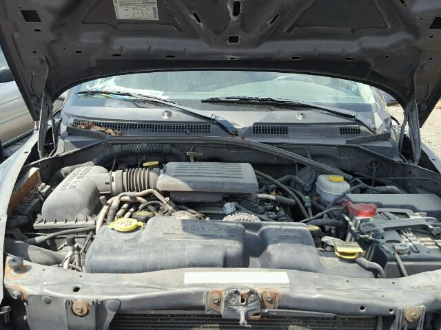 1D4HS38N23F506206 - 2003 DODGE DURANGO SILVER photo 7