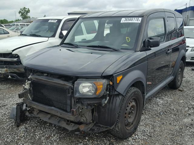 5J6YH18368L000329 - 2008 HONDA ELEMENT LX BLACK photo 2